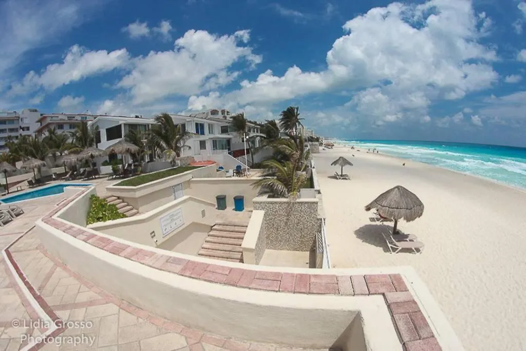 Brisas Shores Penthouse Ocean View Terrace Cancun Hotel Zone Lägenhet