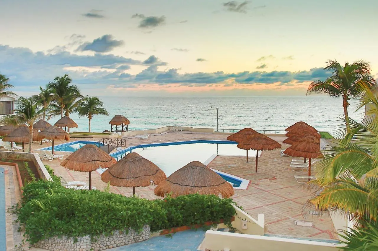 Brisas Shores Penthouse Ocean View Terrace Cancun Hotel Zone Mexiko